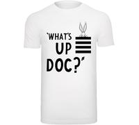 F4NT4STIC T-Shirt 'Looney Tunes Bugs Bunny ' noir / blanc, Taille L