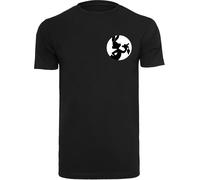 F4NT4STIC T-Shirt 'Looney Tunes Bugs Bunny Silhouette' noir / blanc, Taille S