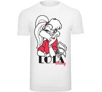 F4NT4STIC T-Shirt 'Looney Tunes Classic Lola Bunny' rouge sang / noir / blanc, Taille M