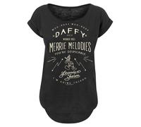 F4NT4STIC T-shirt 'Looney Tunes Daffy Duck Vintage Merrie Melodies Despicable' beige / noir, Taille XXL