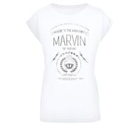 F4NT4STIC T-shirt 'Looney Tunes Marvin The Martian Where's The Kaboom' anthracite / blanc, Taille M