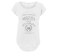 F4NT4STIC T-shirt 'Looney Tunes Marvin The Martian Where's The Kaboom' anthracite / blanc, Taille XS