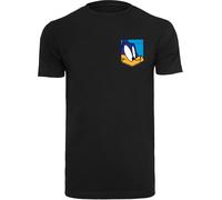 F4NT4STIC T-Shirt 'Looney Tunes Road Runner Face' bleu / jaune / noir / blanc, Taille S