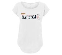 F4NT4STIC T-shirt 'Looney Tunes Sylvester Colour Code' mélange de couleurs / blanc, Taille 5XL