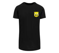 F4NT4STIC T-Shirt 'Looney Tunes Tweety Pie Face' azur / jaune / citron vert / noir, Taille XXL