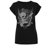 F4NT4STIC T-shirt 'Looney Tunes Tweety Pie Rock' pierre / noir, Taille 5XL