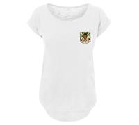 F4NT4STIC T-shirt 'Looney Tunes Wile E Coyote Face' beige / marron / vert / blanc, Taille 5XL