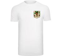 F4NT4STIC T-Shirt 'Looney Tunes Wile E Coyote Face' mastic / marron / vert / blanc, Taille XXXL