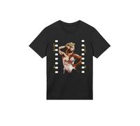 F4NT4STIC T-Shirt 'Madonna Live Photo Reel By Stephen Wright' nude / gris / noir / blanc, Taille XXXL
