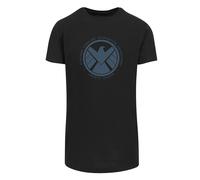 F4NT4STIC T-Shirt 'Marvel Avengers Agent Of S.H.I.E.L.D. Logistics Division' bleu-gris / noir, Taille XXL