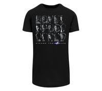 F4NT4STIC T-Shirt 'Marvel Avengers Endgame The Fallen Heroes' gris / noir / blanc, Taille XL