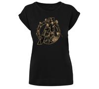 F4NT4STIC T-shirt 'Marvel Avengers Infinity War' mélange de couleurs / noir, Taille M