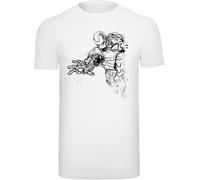 F4NT4STIC T-Shirt 'Marvel Avengers Iron Man' noir / blanc, Taille S