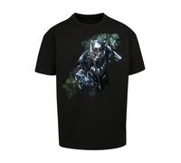 F4NT4STIC T-Shirt 'Marvel Black Panther' gris argenté / vert foncé / noir / blanc, Taille S