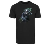 F4NT4STIC T-Shirt 'Marvel Black Panther Wild Sillhouette' bleu / vert / noir, Taille XXXL