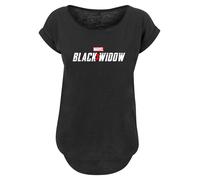 F4NT4STIC T-shirt 'Marvel Black Widow Movie' rouge / noir / blanc, Taille XL