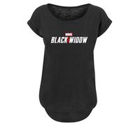 F4NT4STIC T-shirt 'Marvel Black Widow Movie' rouge / noir / blanc, Taille XS