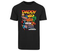 F4NT4STIC T-Shirt 'Marvel Comics Our Dad Superhero' jaune / orange / noir / blanc, Taille 5XL