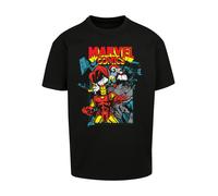 F4NT4STIC T-Shirt 'Marvel Comics Trio Pose' bleu / jaune / rouge / noir, Taille 5XL