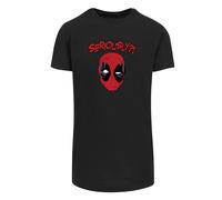 F4NT4STIC T-Shirt 'Marvel Deadpool Seriously' rouge / noir / blanc, Taille XXL