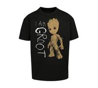 F4NT4STIC T-Shirt 'Marvel Guardians of the Galaxy I Am Groot' marron / noir / blanc, Taille 5XL