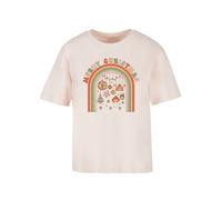 F4NT4STIC T-shirt 'Merry Christmas Cozy Vibes' mélange de couleurs / rose, Taille XXXL