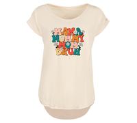 F4NT4STIC T-shirt 'Mothers Day Floral Accent Mom Life Humor Trendy Aesthetic' sable / émeraude / orange / rouge, Taille XL