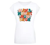 F4NT4STIC T-shirt 'Mothers Day Floral Accent Mom Life Humor Trendy Aesthetic' vert / orange / rose / blanc, Taille XXL