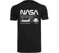 F4NT4STIC T-Shirt 'Nasa Classic Space Shuttle' noir / blanc, Taille 5XL