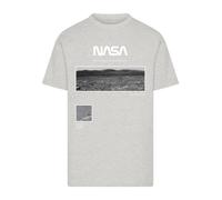 F4NT4STIC T-Shirt 'NASA Deep Space Exploration Team' gris / noir, Taille M