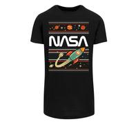F4NT4STIC T-Shirt 'Nasa Fair Isle' vert / orange / noir / blanc, Taille 4XL