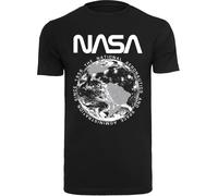 F4NT4STIC T-Shirt 'NASA Planet Earth' gris / noir / blanc, Taille XXL