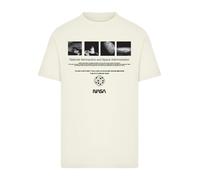 F4NT4STIC T-Shirt 'NASA Retro Photo Ad The Future Is Now' crème / noir, Taille XXXL