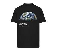 F4NT4STIC T-Shirt 'NASA View Of The Earth' mélange de couleurs / noir, Taille L