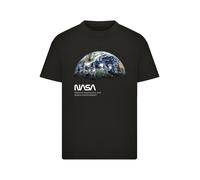 F4NT4STIC T-Shirt 'NASA View Of The Earth' noir, Taille 122-128