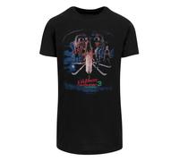 F4NT4STIC T-Shirt 'Nightmare On Elm Street Dream Warriors And Nightmare On Elmstreet' bleu / vert / rouge / noir, Taille XS