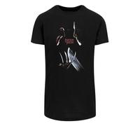 F4NT4STIC T-Shirt 'Nightmare On Elm Street Freddy Vs Jason' mélange de couleurs / noir, Taille M