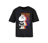 F4NT4STIC T-shirt oversize 'Die Biene Maja ' mélange de couleurs / noir, Taille L