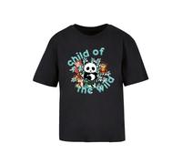 F4NT4STIC T-shirt oversize 'Tao Tao Child Of The Wild' mélange de couleurs / noir, Taille XL