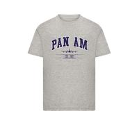 F4NT4STIC T-Shirt 'Pan Am College Est 1927' indigo / gris, Taille 134-140