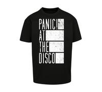 F4NT4STIC T-Shirt 'Panic At The Disco' noir / blanc, Taille XS