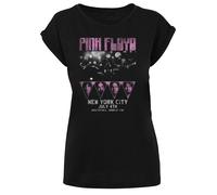 F4NT4STIC T-shirt 'Pink Floyd Tour New York City Vintage Classic Concert' rose / noir, Taille S