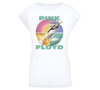 F4NT4STIC T-shirt 'Pink Floyd Wish You Were Here' mélange de couleurs / blanc, Taille S