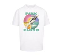 F4NT4STIC T-Shirt 'Pink Floyd Wish You Were Here Rock Band Albu' mélange de couleurs / blanc, Taille XS