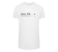 F4NT4STIC T-Shirt 'Poker All In Karten' rouge / noir / blanc, Taille XL