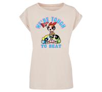 F4NT4STIC T-shirt 'Powerpuff Girls Tough To Beat' sable / bleu clair / rouge / noir, Taille XS