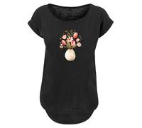 F4NT4STIC T-shirt 'Rosa Frühlingsblumenstrauß In Vase' beige / beige clair / pomme / corail / noir, Taille XXL