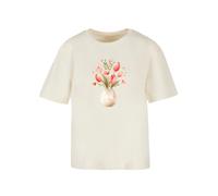 F4NT4STIC T-shirt 'Rosa Frühlingsblumenstrauß In Vase' sable / mélange de couleurs, Taille XXL