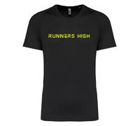 F4NT4STIC T-shirt 'Runners High' citron / noir, Taille L