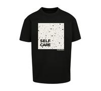F4NT4STIC T-Shirt 'SELF CARE' crème / noir, Taille XXXL